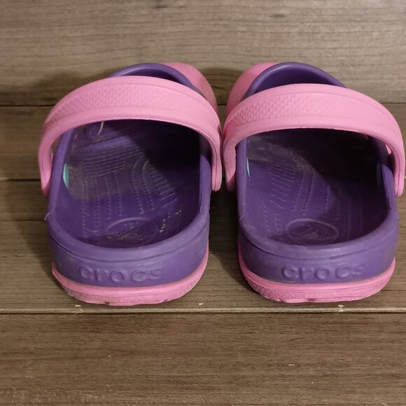 Crocs Electro II Kids Girls Slip On Clogs 15608 Size C13 Pink/Purple - Picture 7 of 12